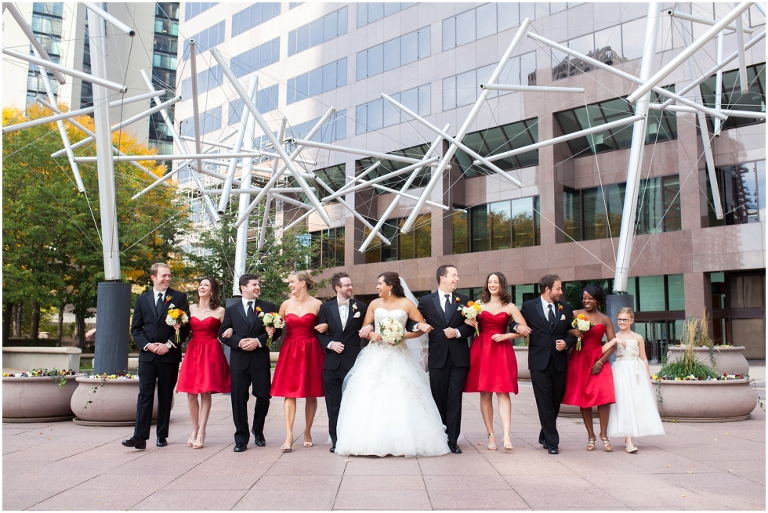 Downtown Denver wedding photos