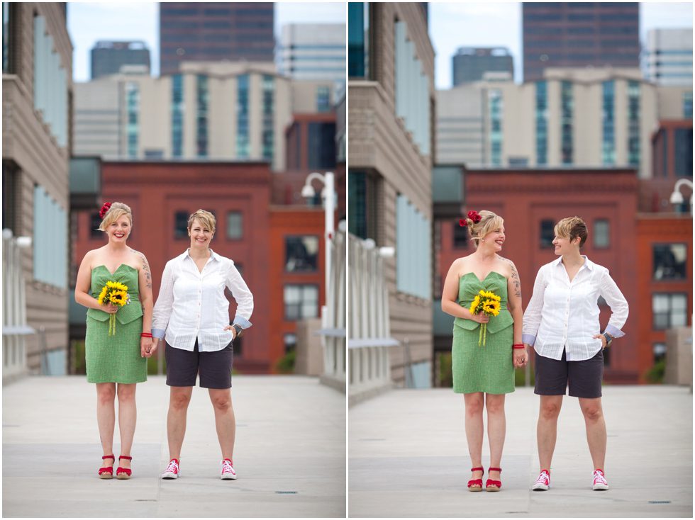 Downtown Denver wedding photos