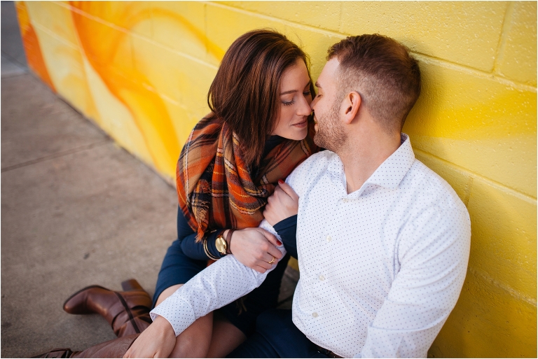 RiNo Denver engagement photos