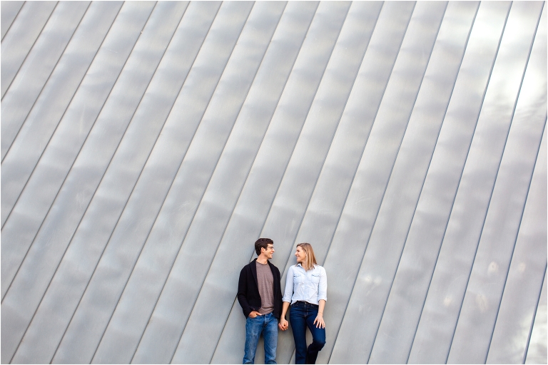 Civic Center Park engagement photos