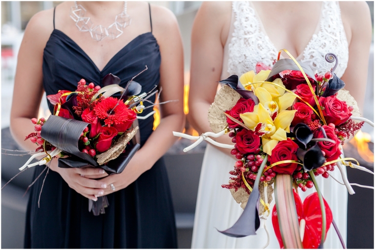 Red and gold wedding inspiration