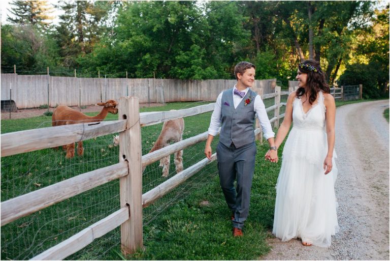 Colorado farm wedding