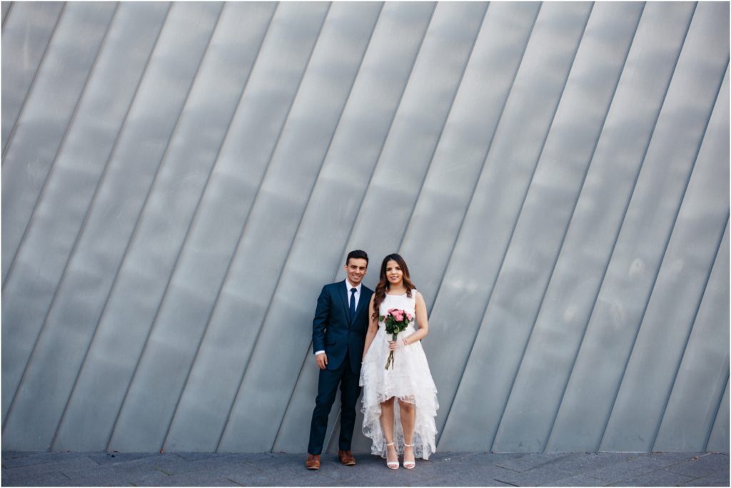 Civic Center Park engagement photos