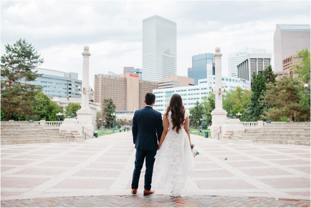 Civic Center Park wedding