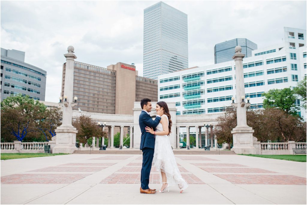 Civic Center Park wedding photos