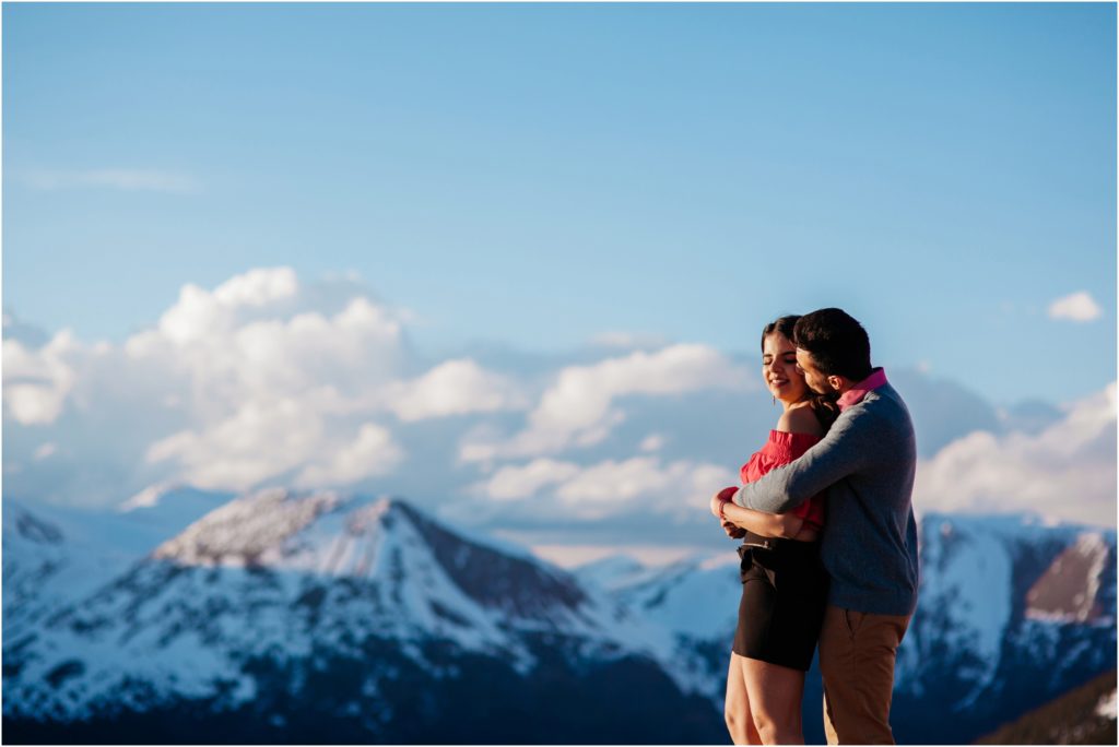 Loveland Pass engagement photos