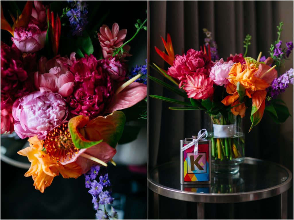 Vibrant Denver wedding flowers