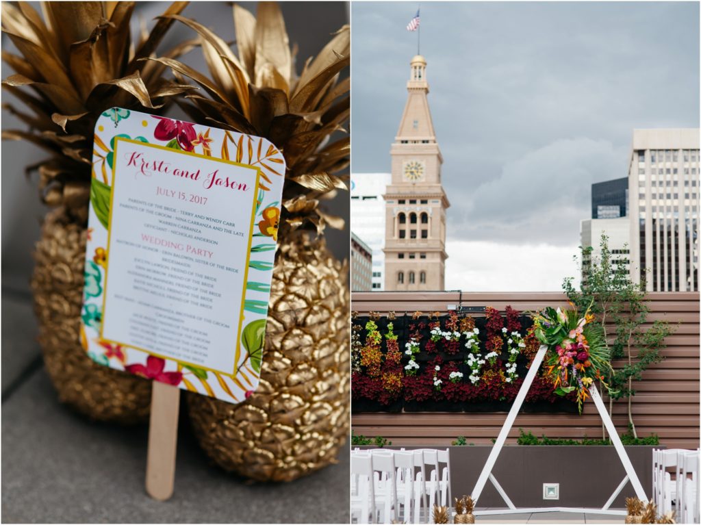 Hawaiian wedding theme inspiration