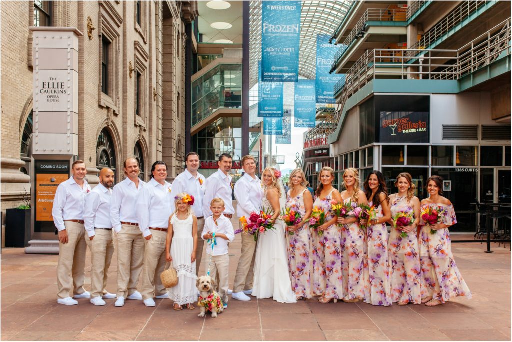 Denver Center for Performing Arts wedding
