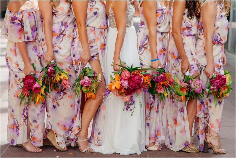 Floral bridesmaids inspiration
