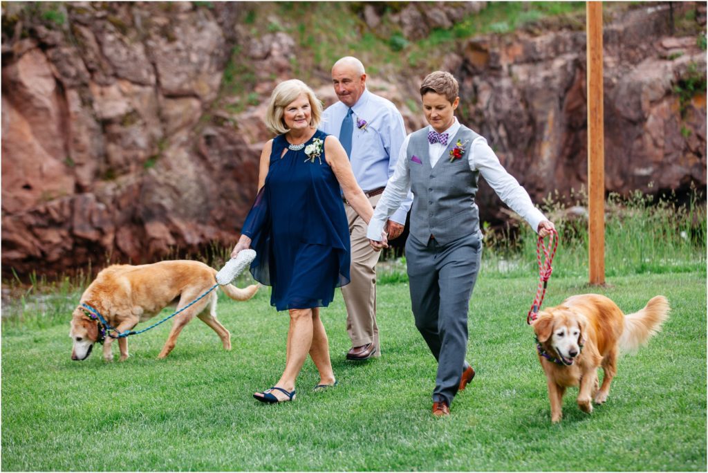 Lyons Riverbend wedding ceremony