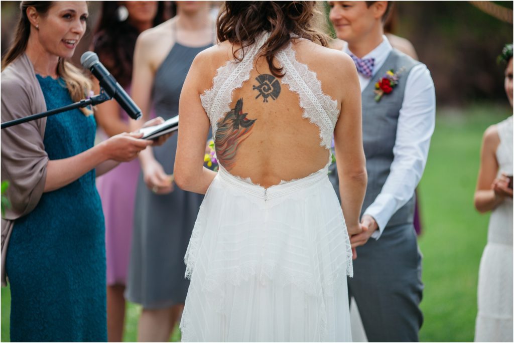 Lyons Riverbend wedding ceremony