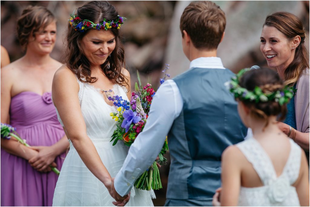 Lyons Riverbend wedding ceremony