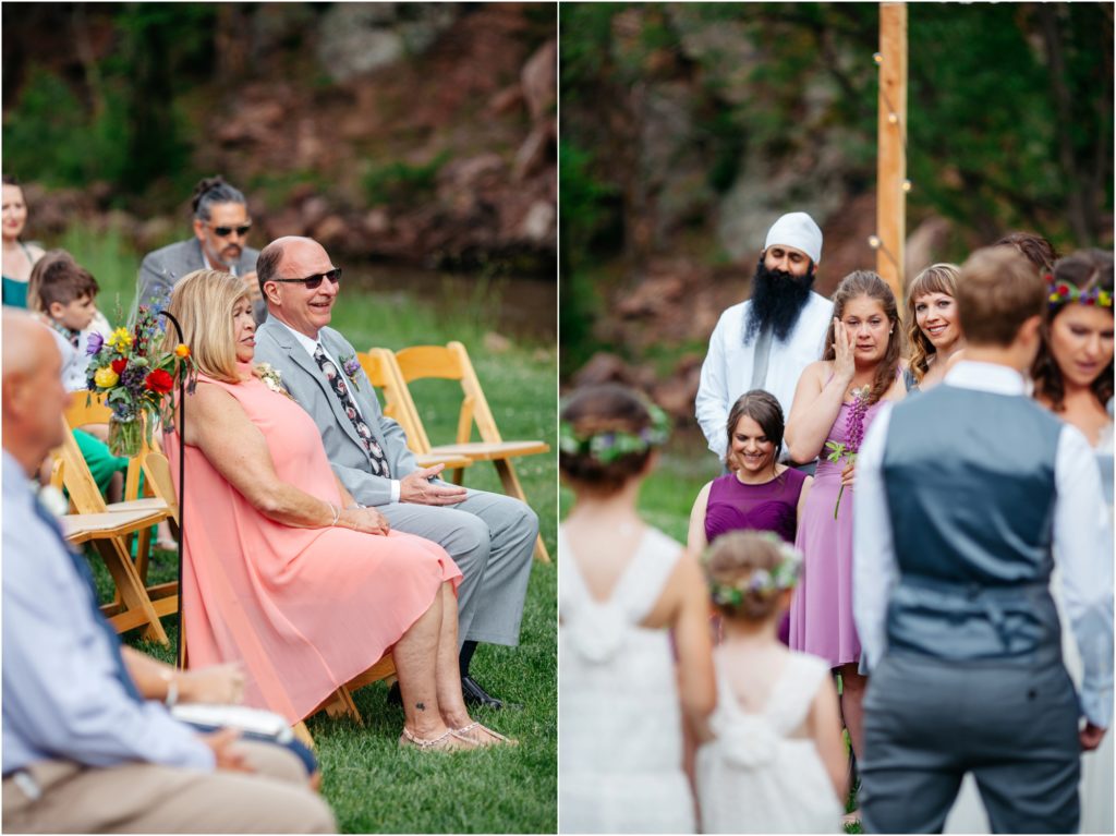 Lyons Riverbend wedding ceremony