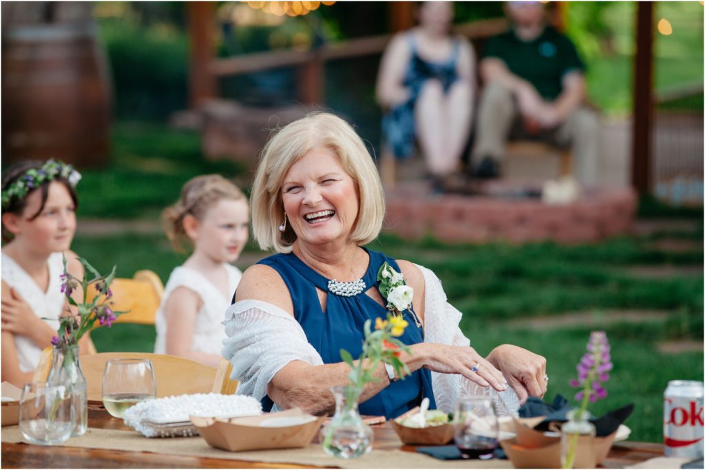 Lyons Farmette wedding reception