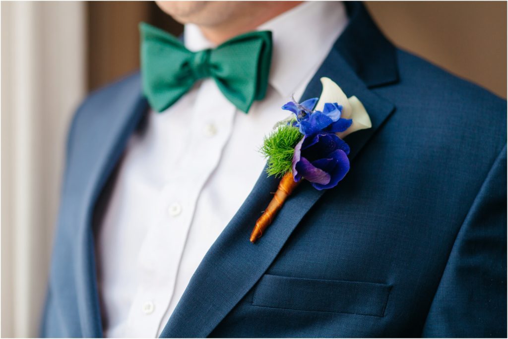 Navy menswear wedding