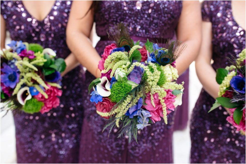 Bold wedding bouquet ideas