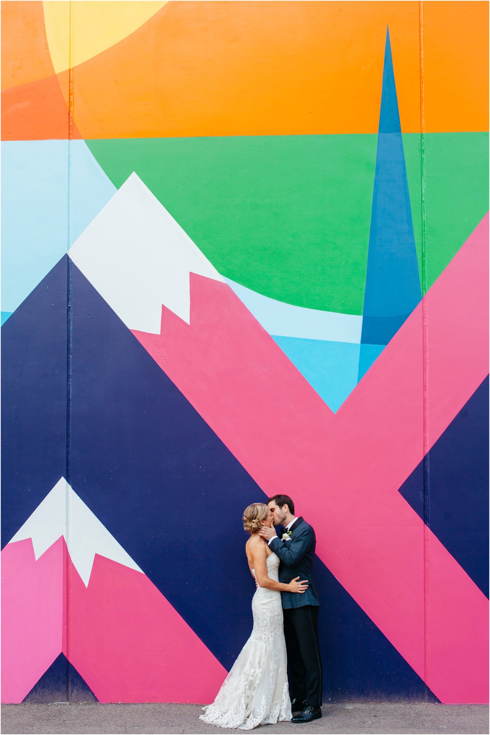 Colorful Denver wedding photos