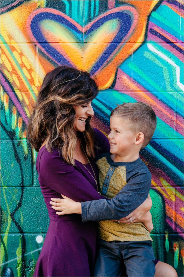 Colorful Denver family photos