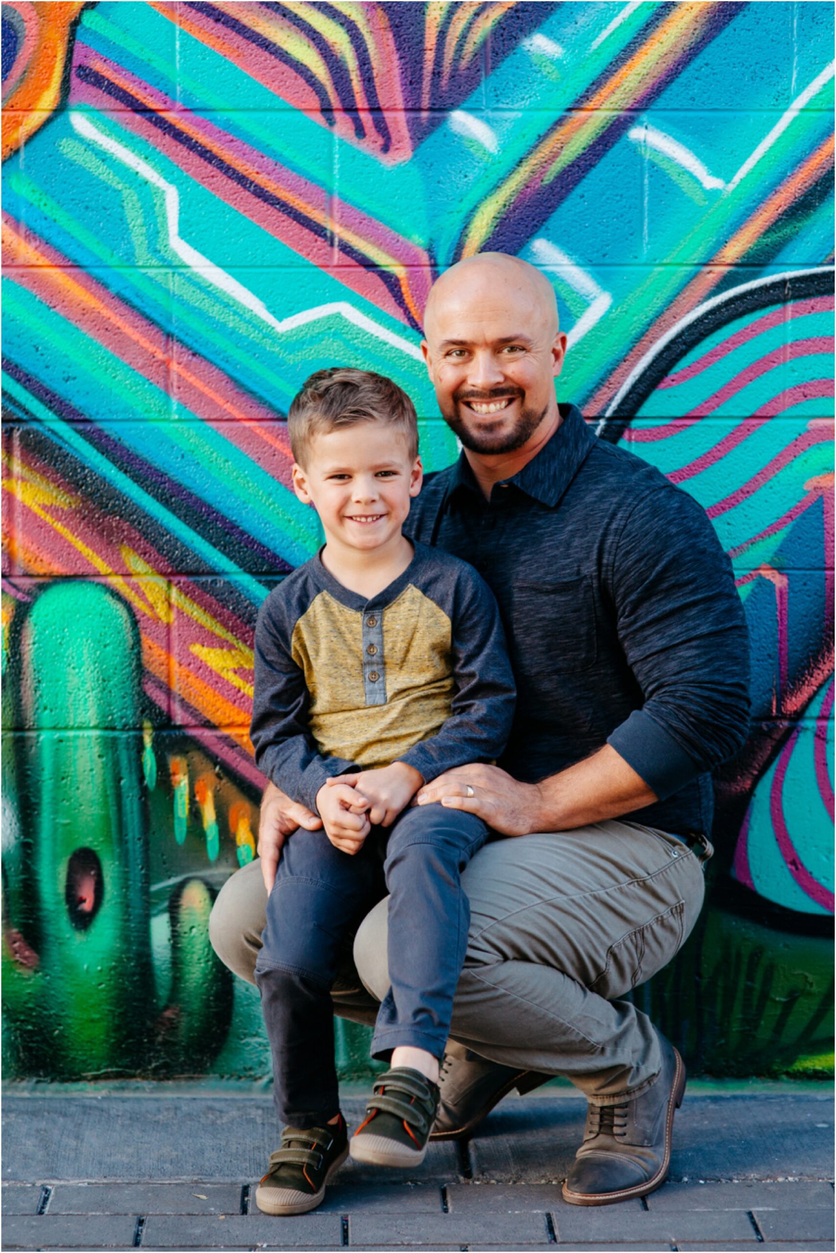 Colorful Denver family photos