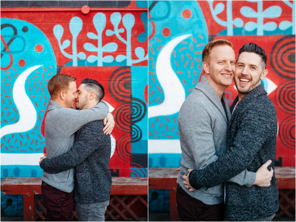 RiNo Denver engagement photos