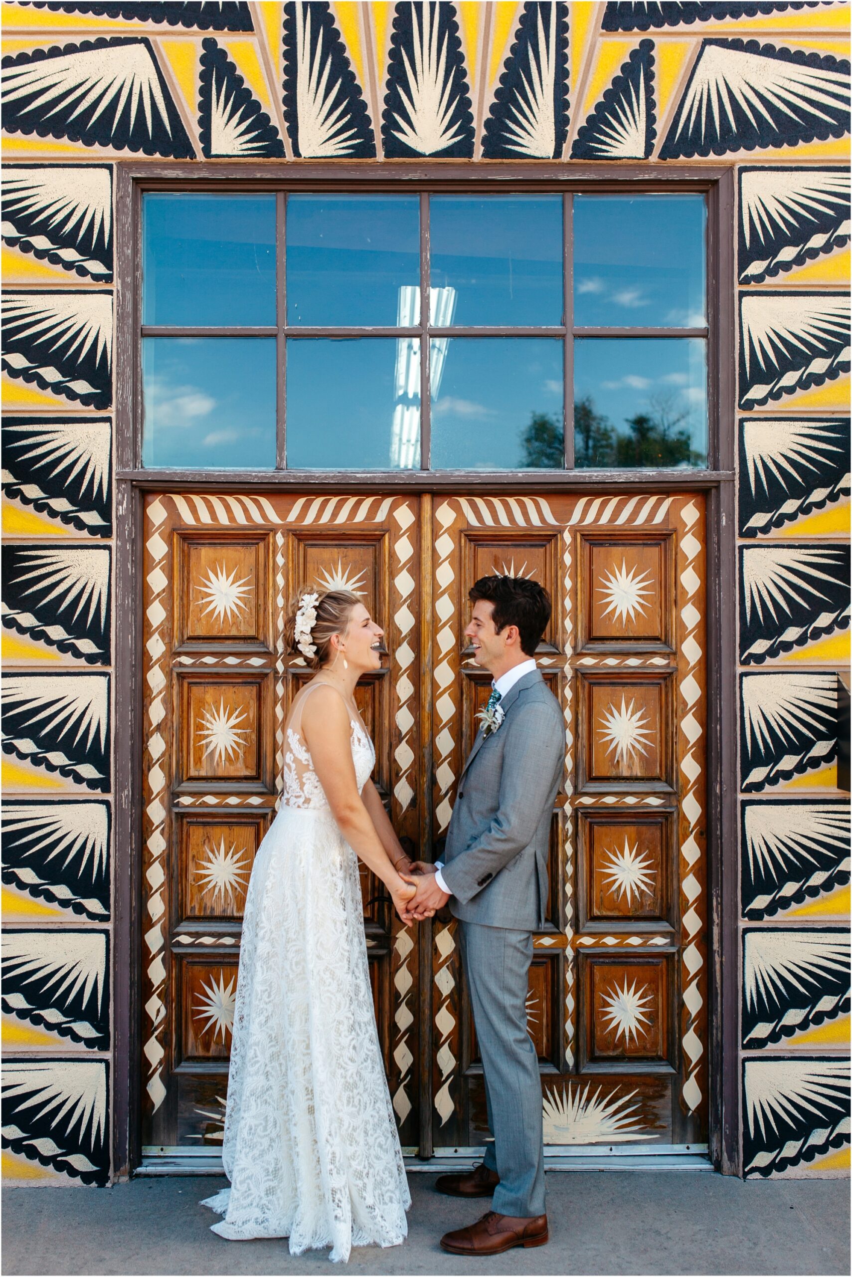 Santa Fe Art District Denver wedding photos