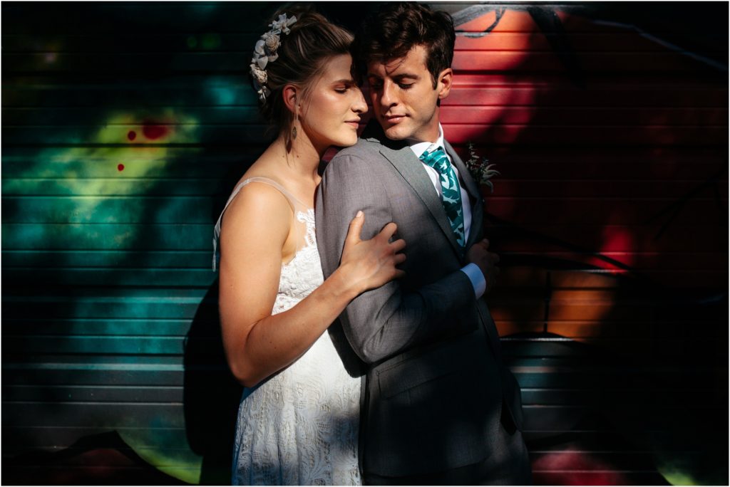 Dramatic Denver wedding photos