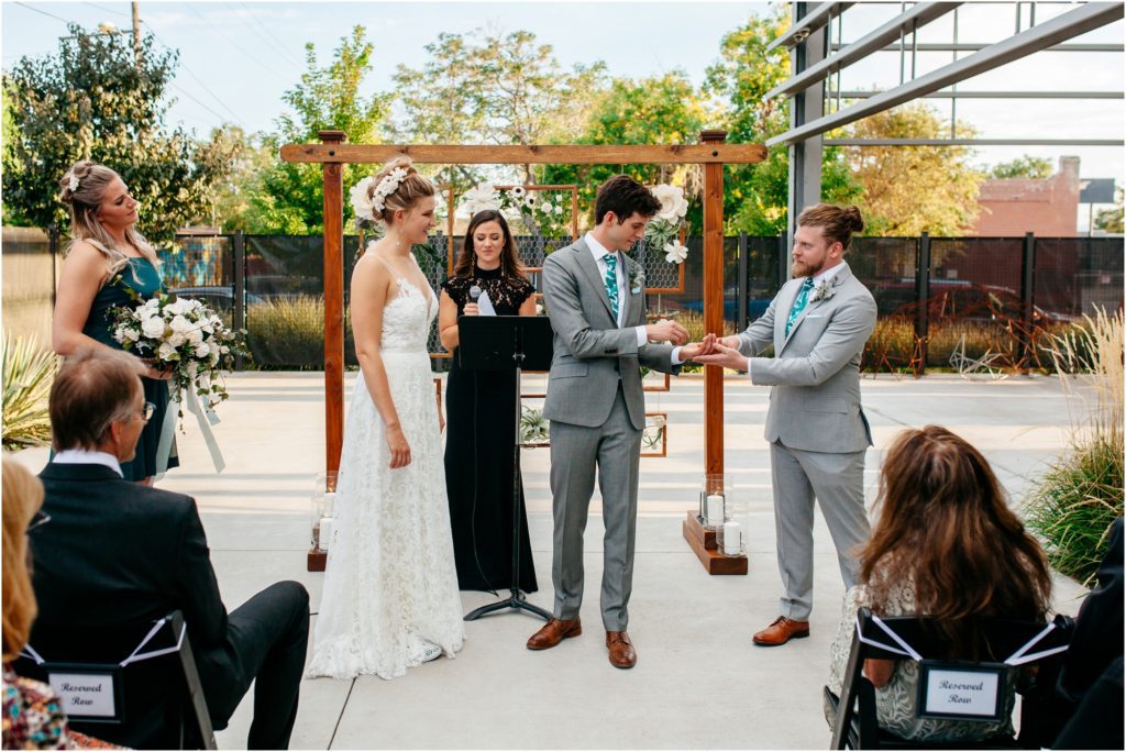 Space Gallery wedding photos