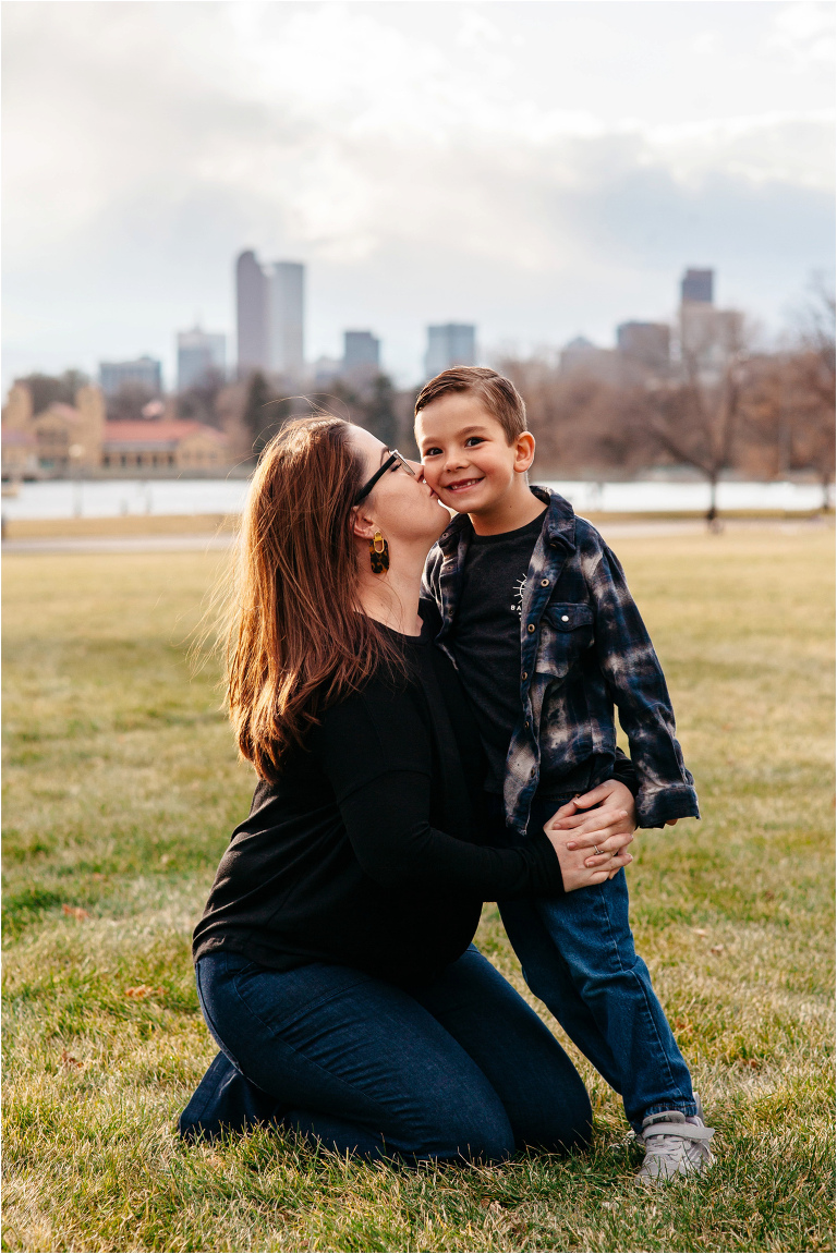 Denver mother and son photos