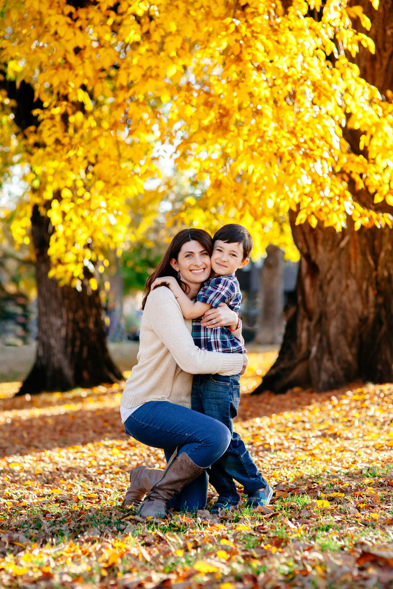 Fall family photos in Denver