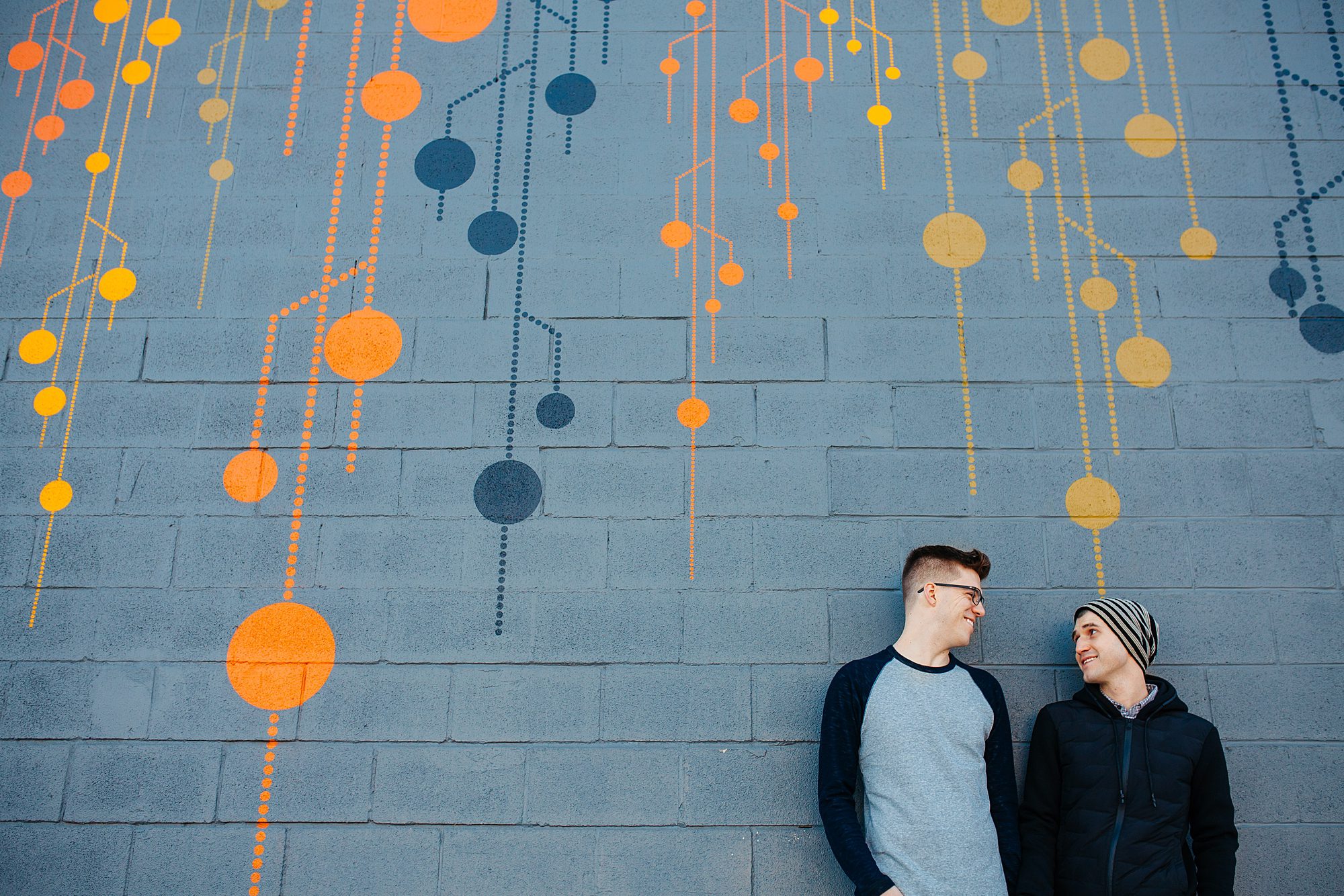 RiNo Denver engagement photos