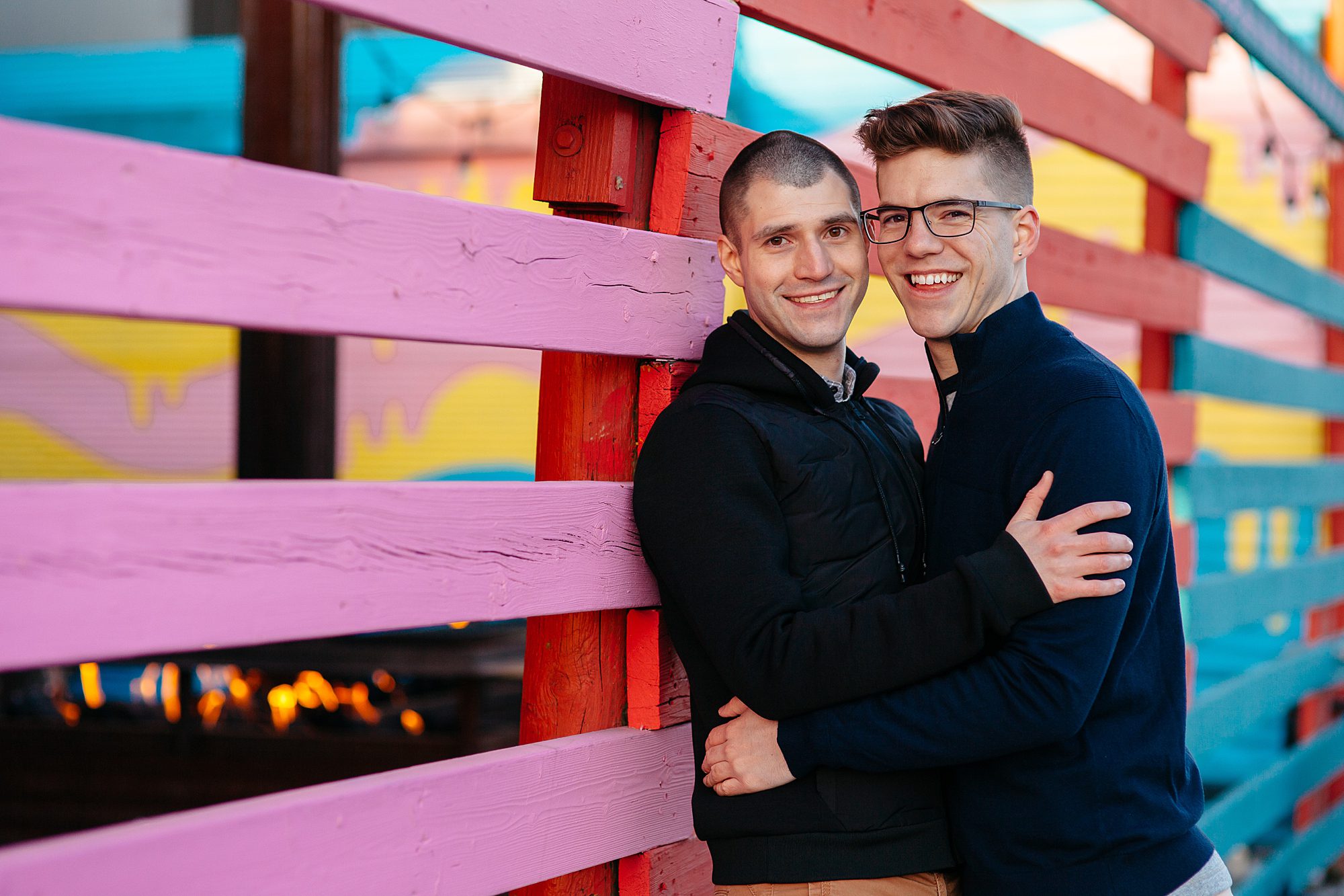 RiNo Denver engagement photos