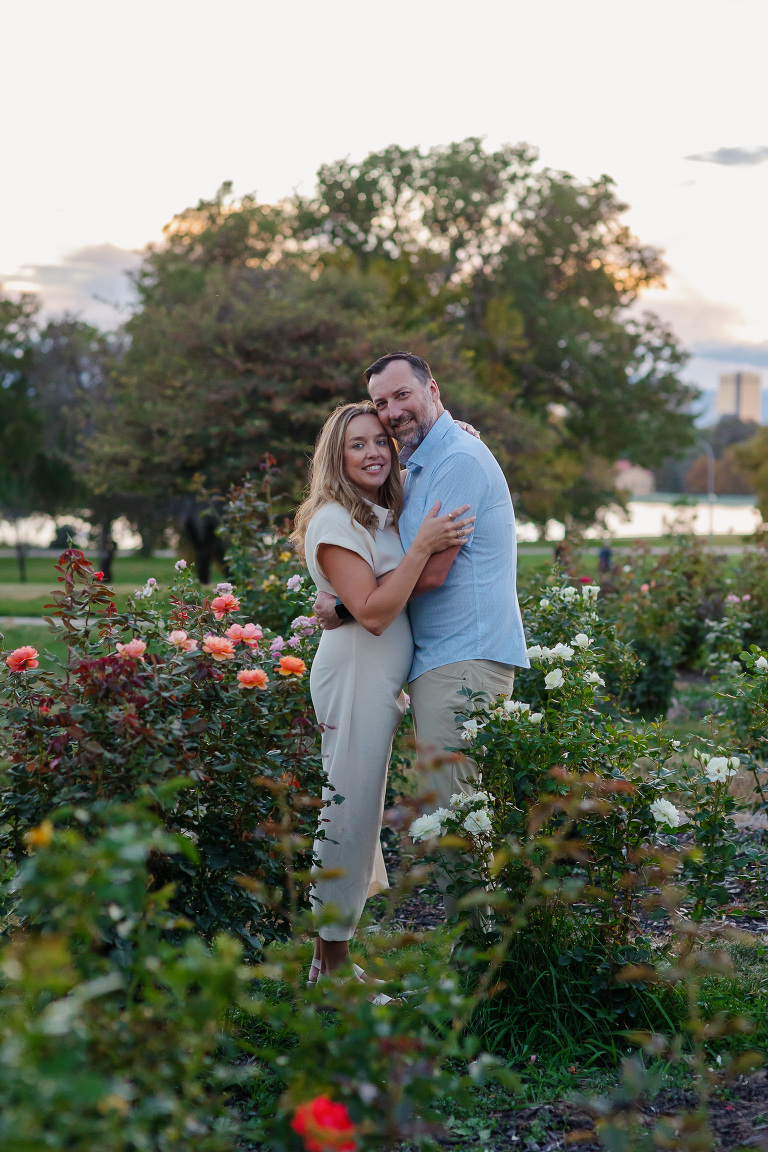 City Park Denver family photos with clients posing for family photo session 