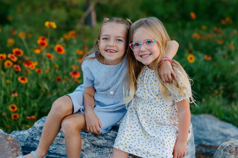 City Park Denver family photos with clients posing for family photo session 