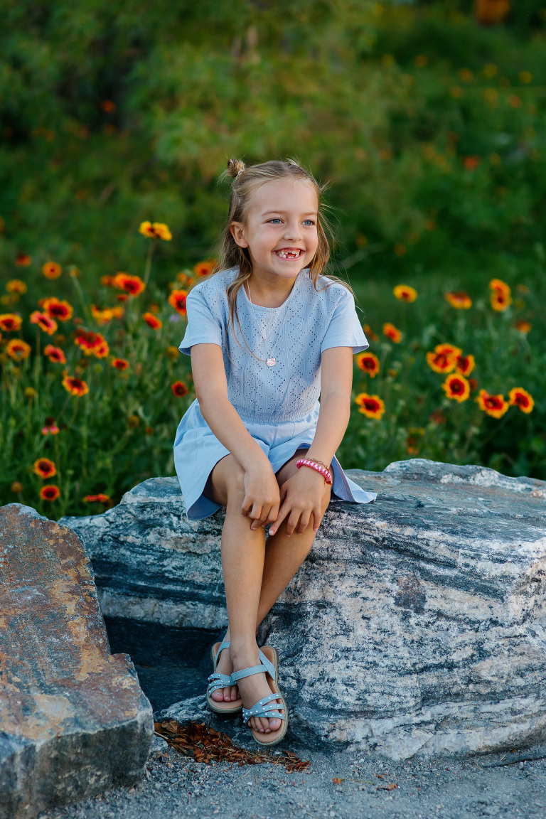 City Park Denver family photos with clients posing for family photo session 