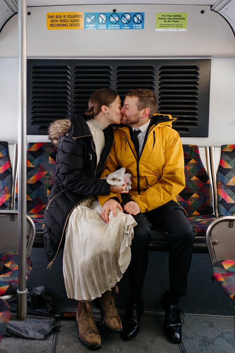 Couple eloping rides RTD bus to courthouse