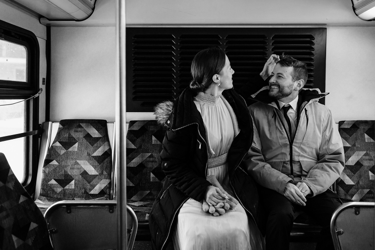 Couple eloping rides RTD bus to courthouse