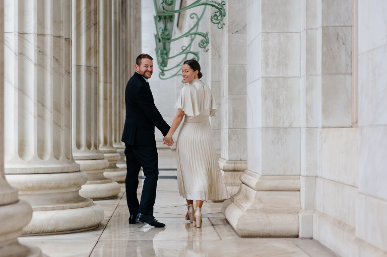 Couple eloping at Denver courthouse