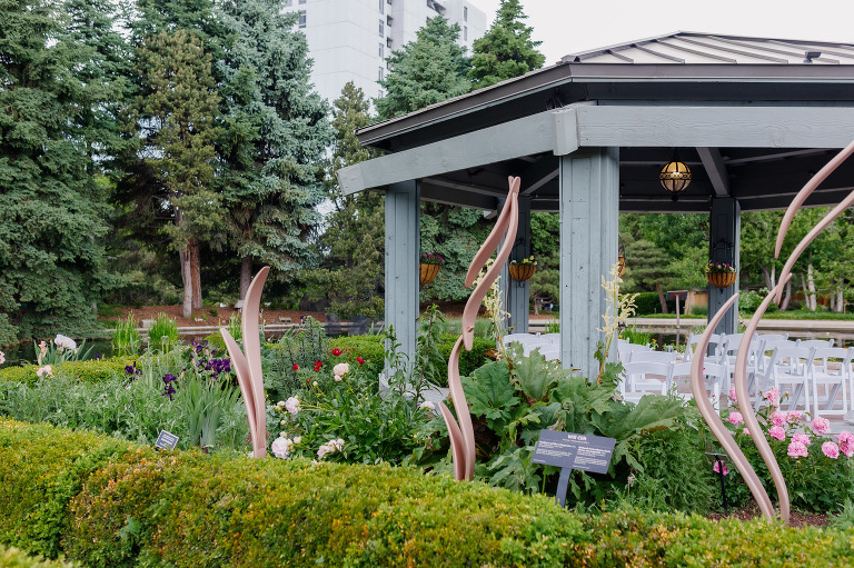 Denver Botanic Gardens microwedding ceremony site