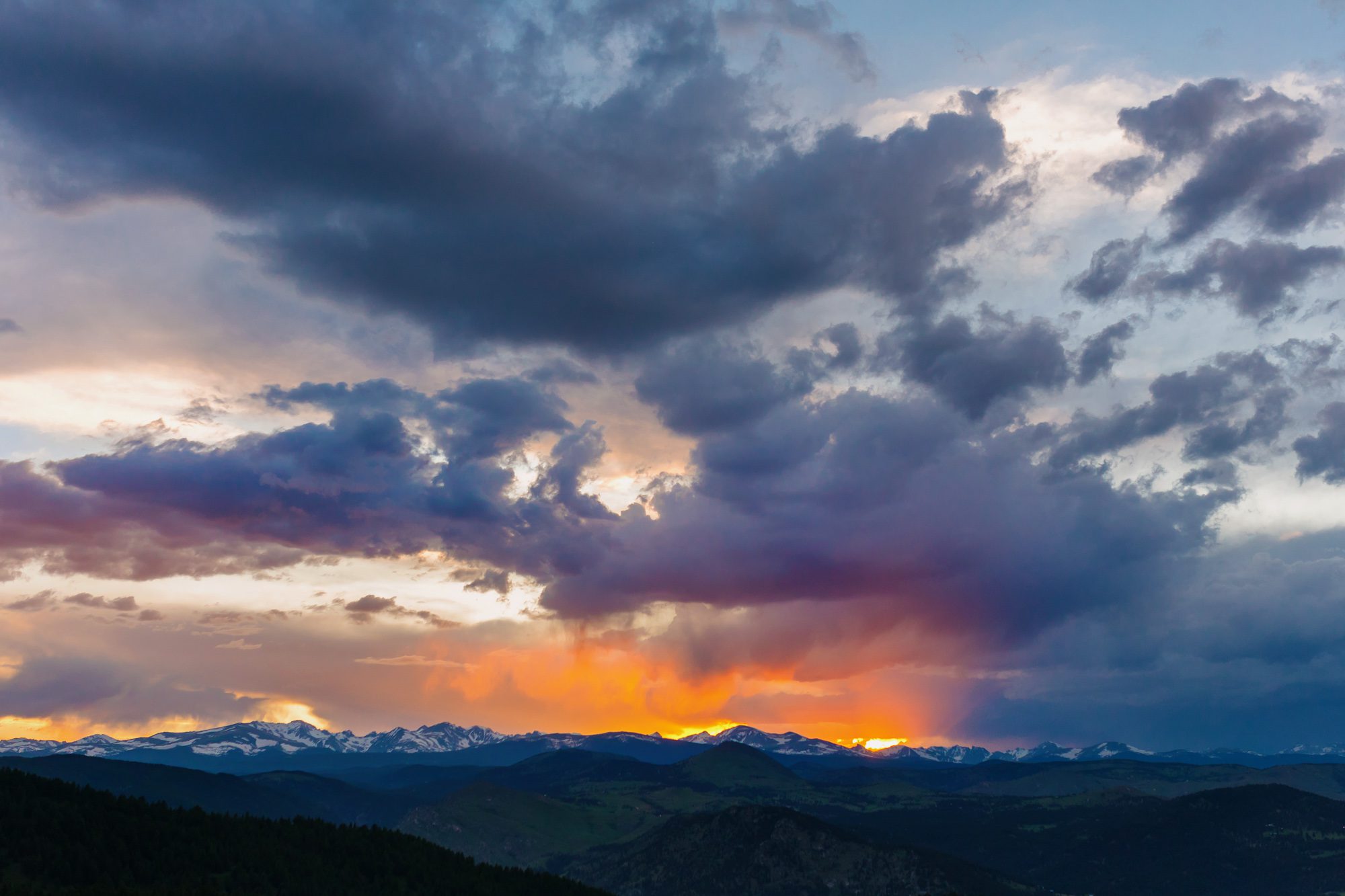 Colorado sunset